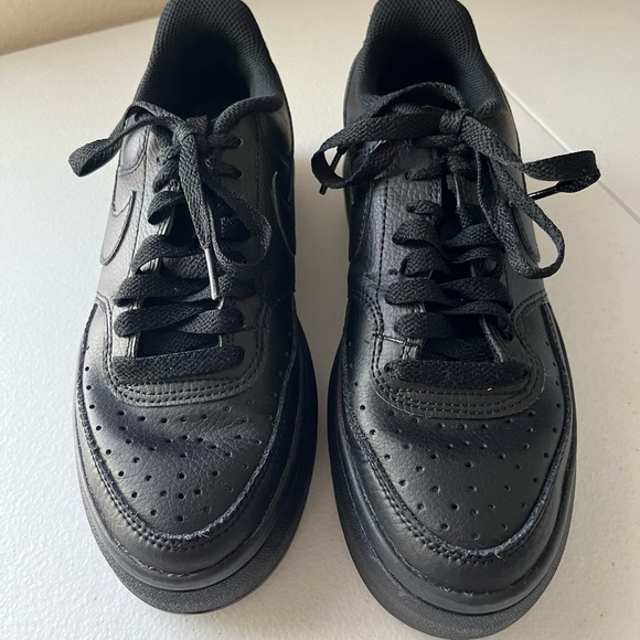 Nike Court Vision Alta Leather Platform Sneakers | Women’s Size 7.5 | Black - Picture 5 of 16